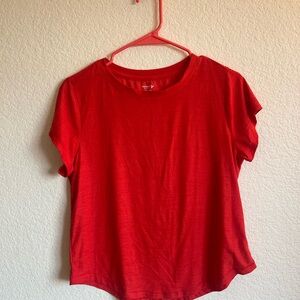 Old Navy Vibrant Red Short Sleeve Tee